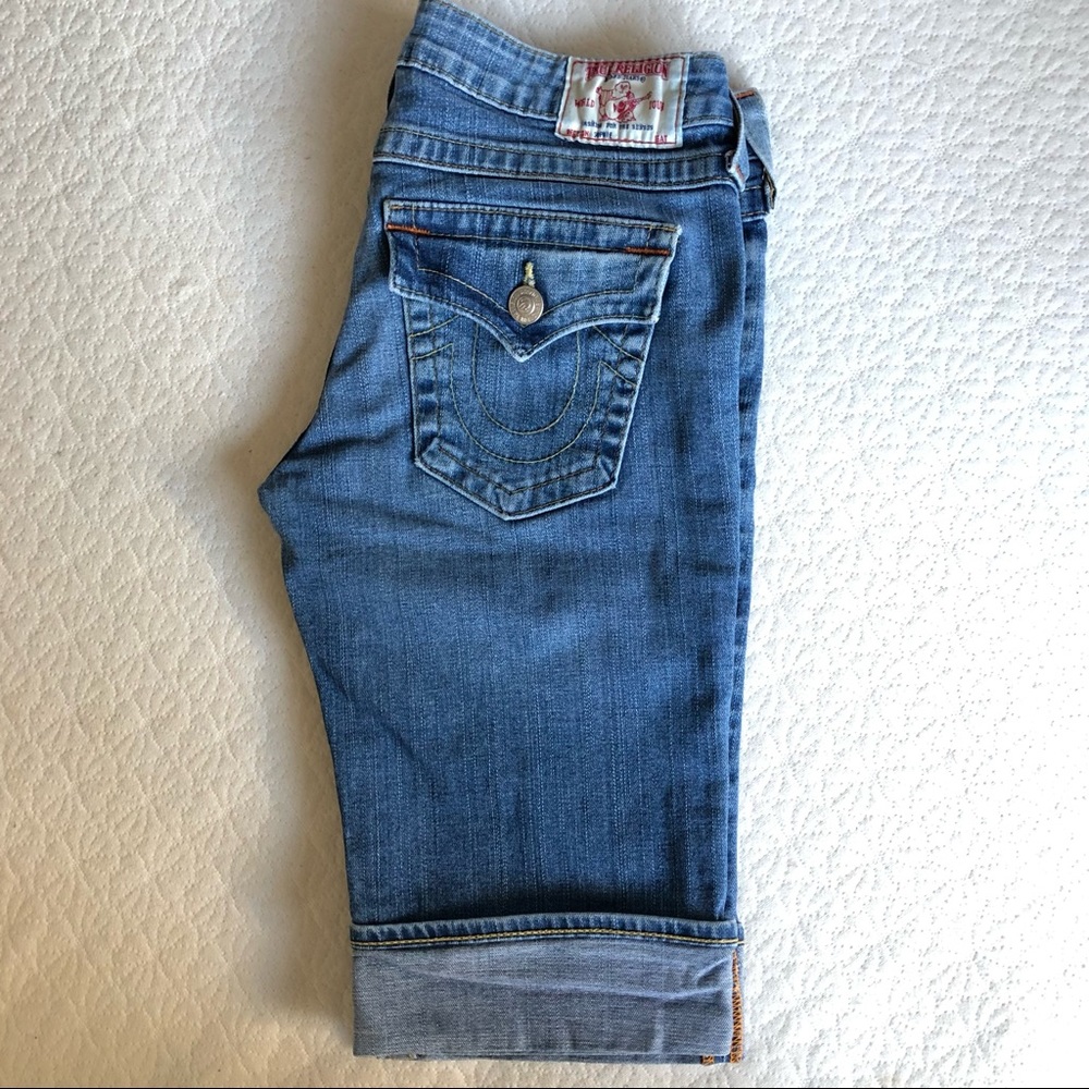 True Religion Sophie Bermuda Shorts